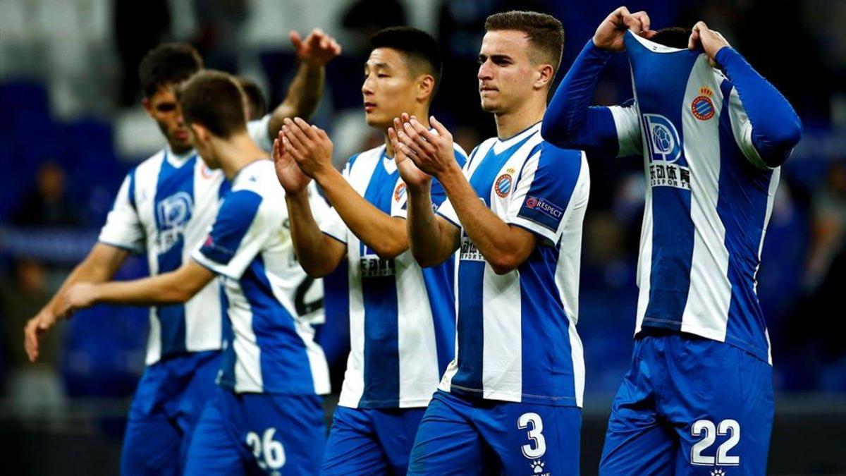 Los jugadores del Espanyol quieren ir a más en el Wanda