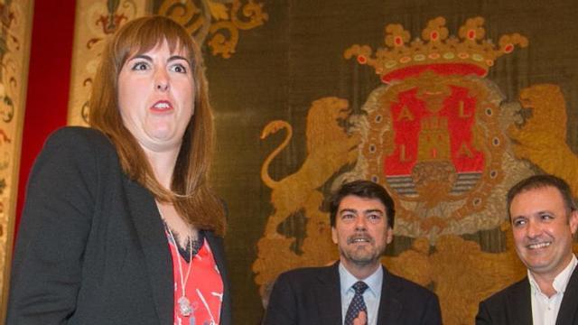 Belmonte, Barcala y Bellido tras el pleno de aprobación de los presupuestos de 2017
