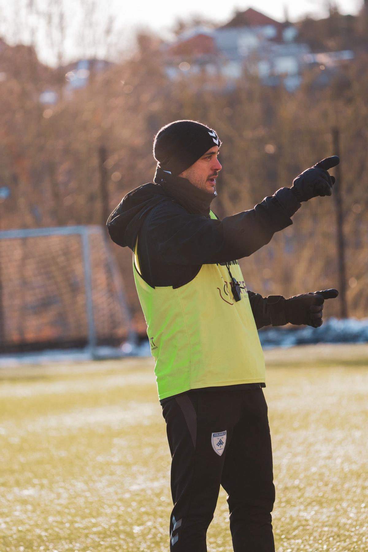 Mora, en una imagen entrenando en Kolding