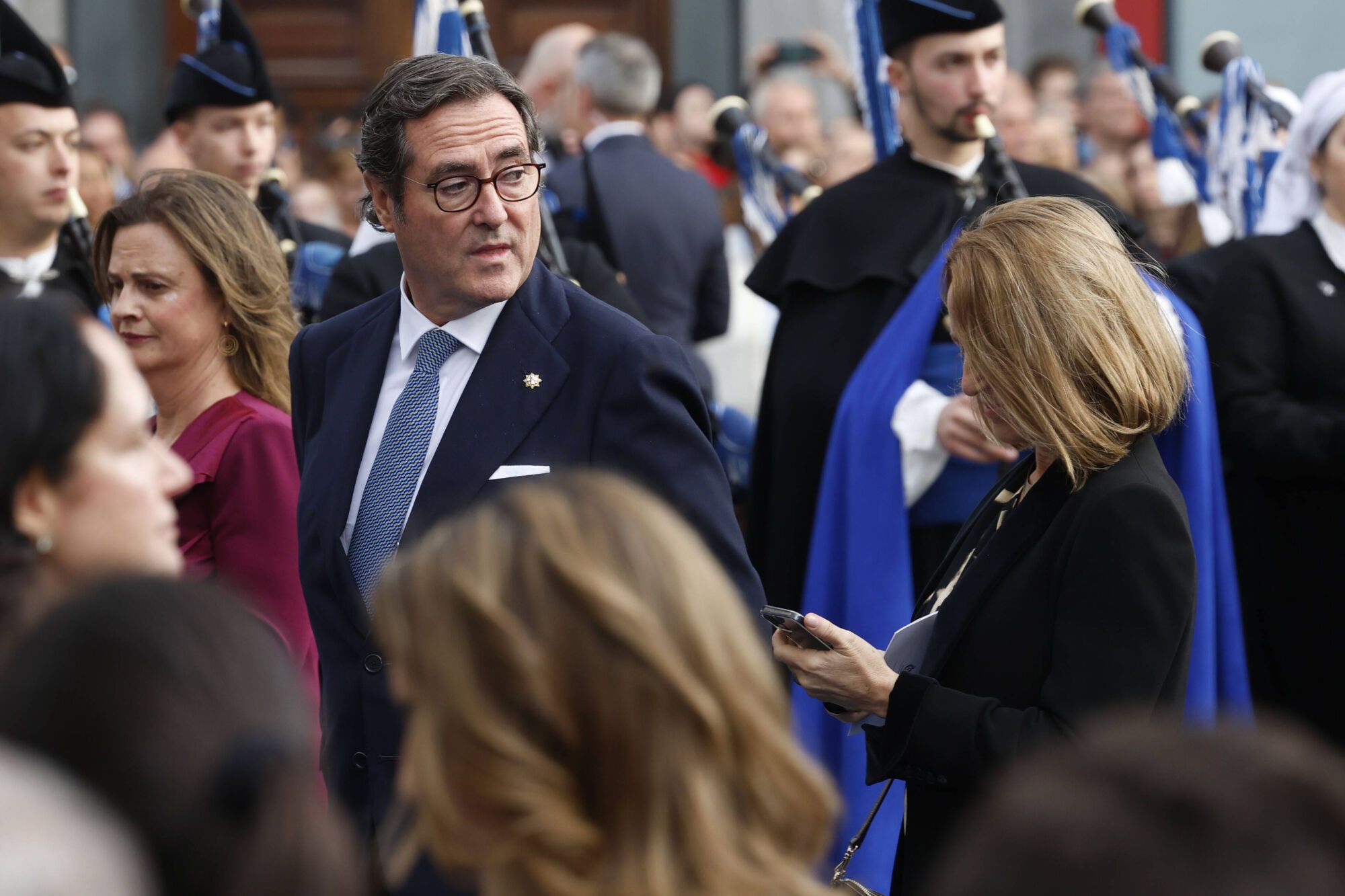  Así fue la llegada de los invitados a los premios "Princesa de Asturias" y su paso por la alfombra azul