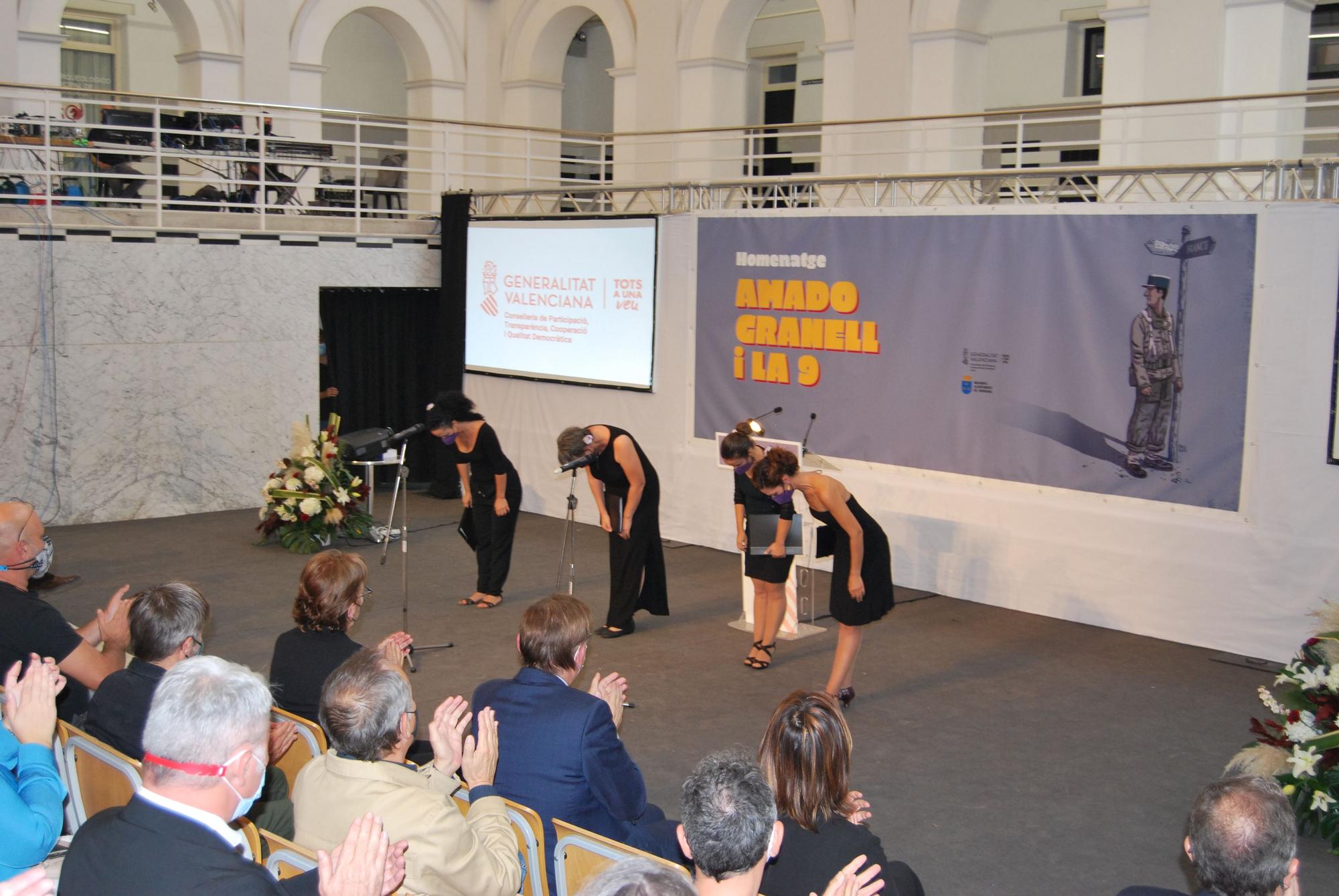 Ximo Puig preside el homenaje a Amado Granell, el burrianense que liberó París de los nazis