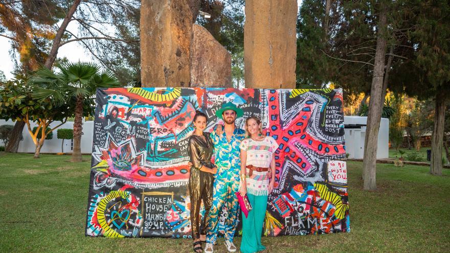 La actriz Macarena Gómez y su marido el pintor Aldo Comas, una pareja con mucho arte