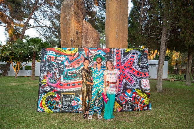 La actriz Macarena Gómez y su marido el pintor Aldo Comas, una pareja con mucho arte