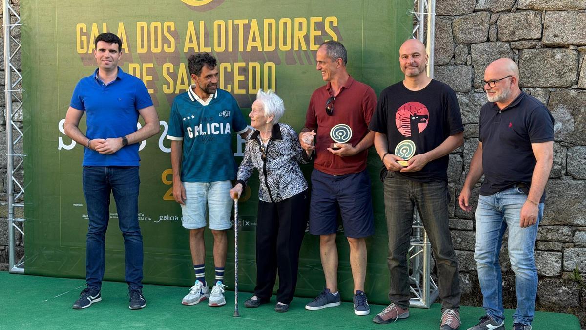 Imaxe final da gala dos aloitadores de Sabucedo.