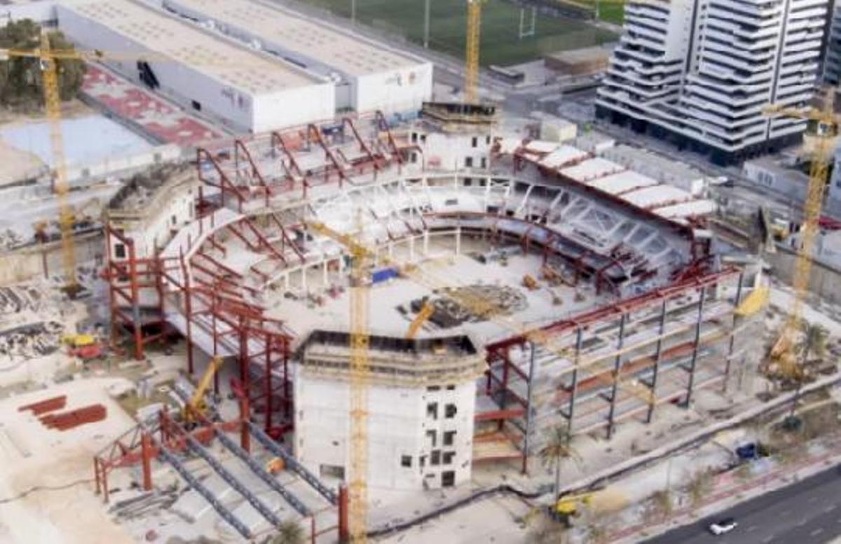 El Valencia Basket ya ha entrado en la fase final de la construcción de su nuevo pabellón