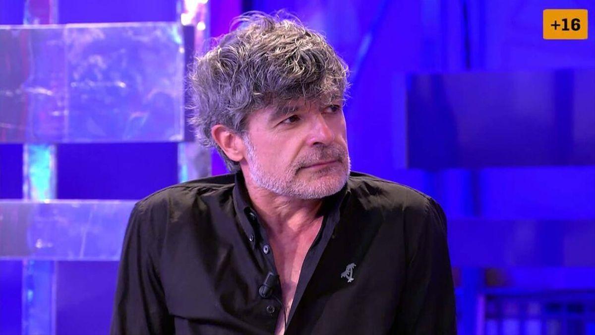 Nacho Guerreros, durante la entrevista.