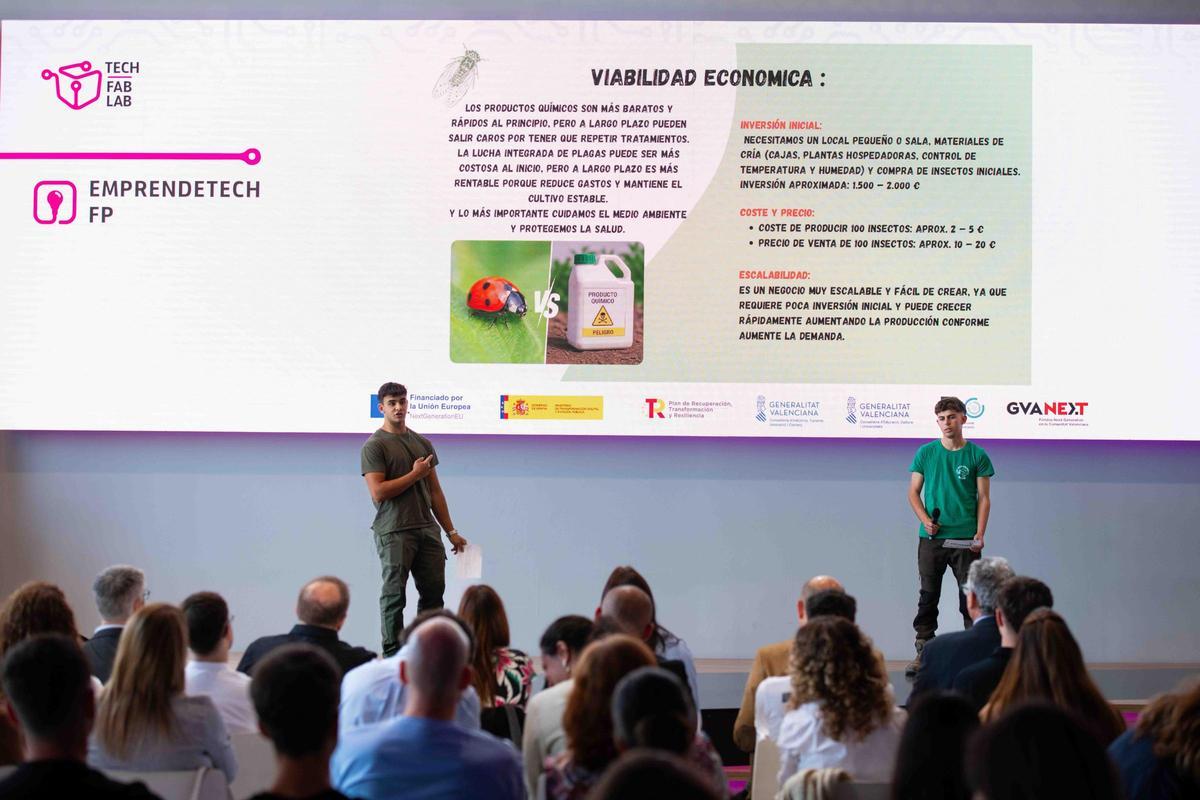 Entoagro, uno de los proyectos premiados de EmprendeTech FP.