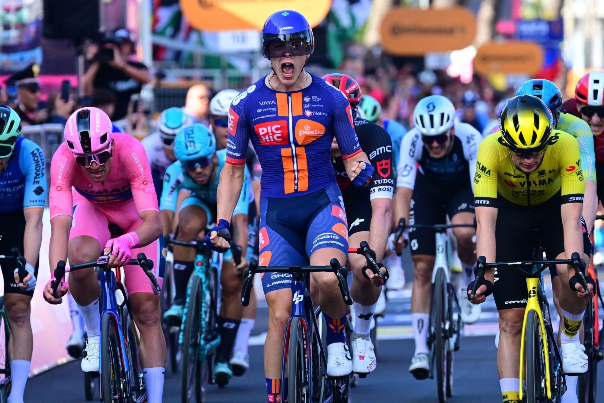 La etapa 3 del Giro de Italia, en imágenes.
