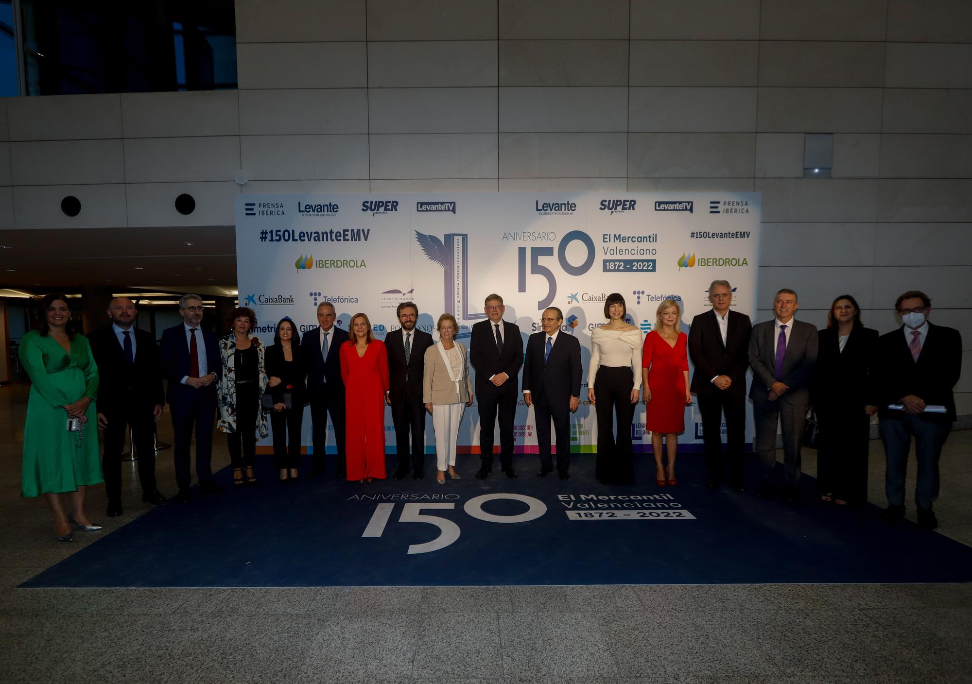 Todas las fotos de la gala de entrega de los premios Levante-EMV - 150 Aniversario