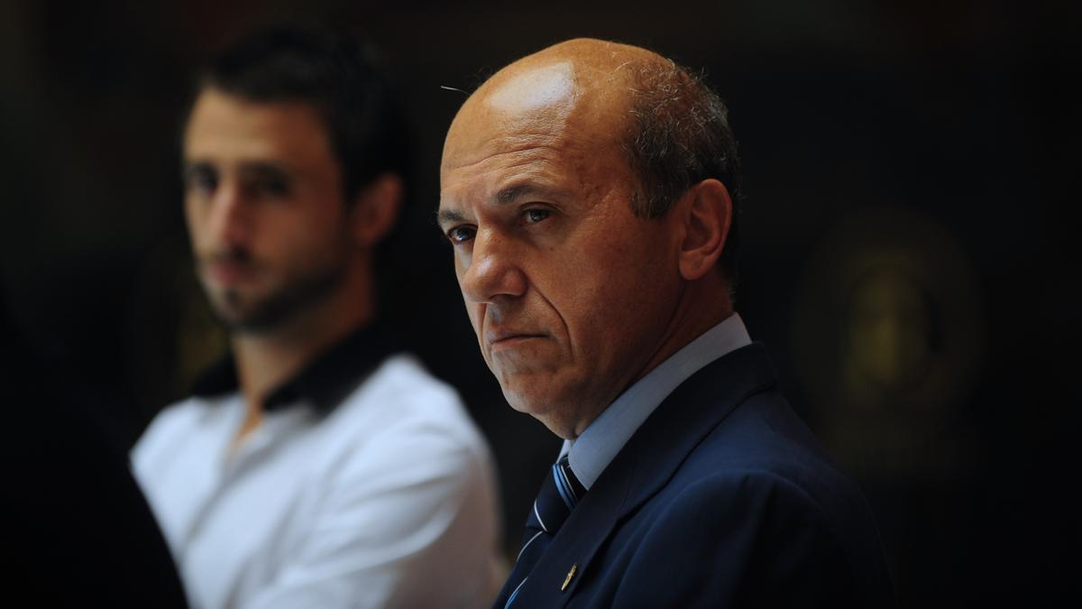 José Maria Del Nido, cuando era presidente del Sevilal