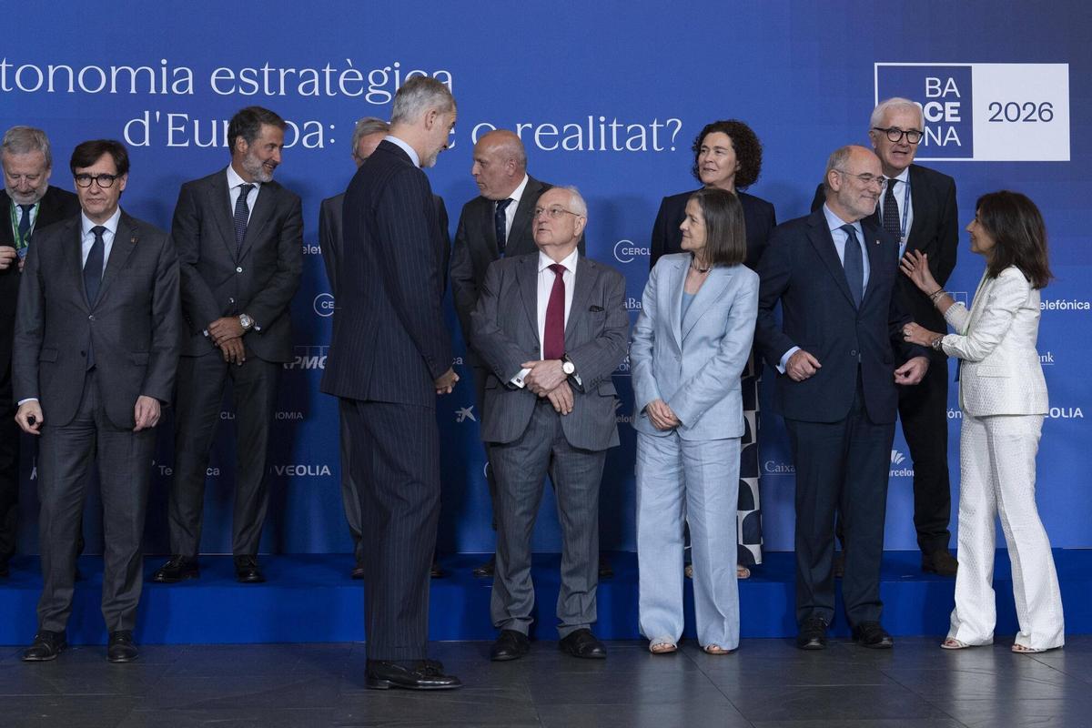 El Rey Felipe VI preside la entrega del Premio Cercle d’Economia 2026.
