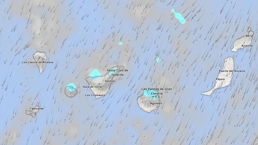 La Aemet avisa: este domingo habrá lluvias en Tenerife