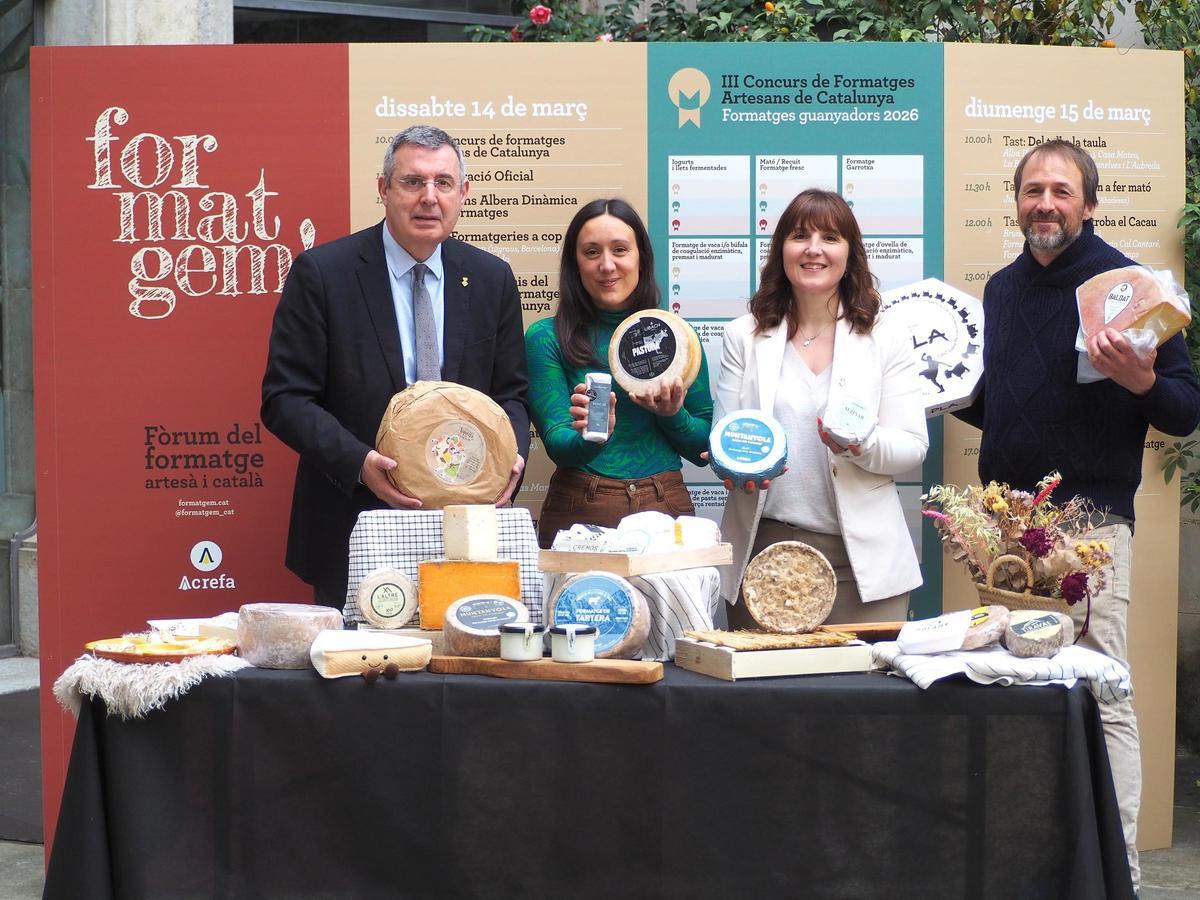 Presentació de la tercera edició del Fòrum del formatge artesà i català, rebatejat amb el nom Formatgem!