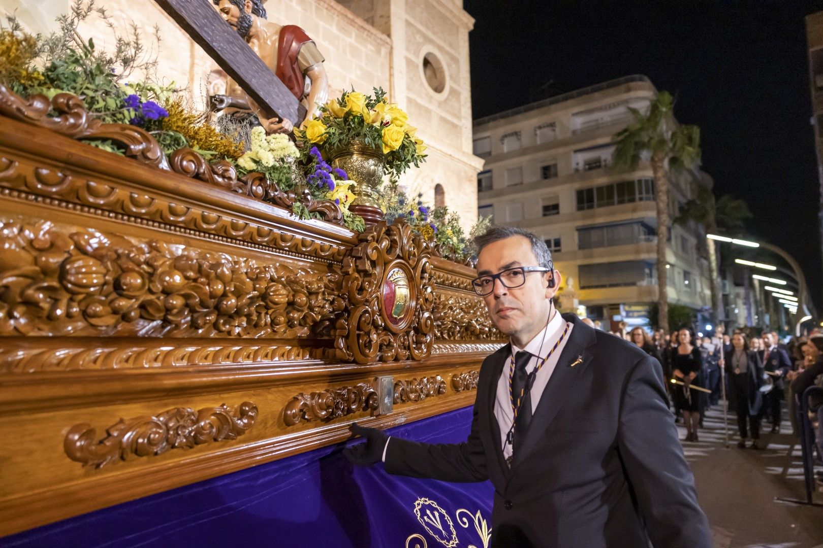 Encuentro de la Vía Dolorosa en Torrevieja del Miércoles Santo con la presencia del obispo José Ignacio Munilla