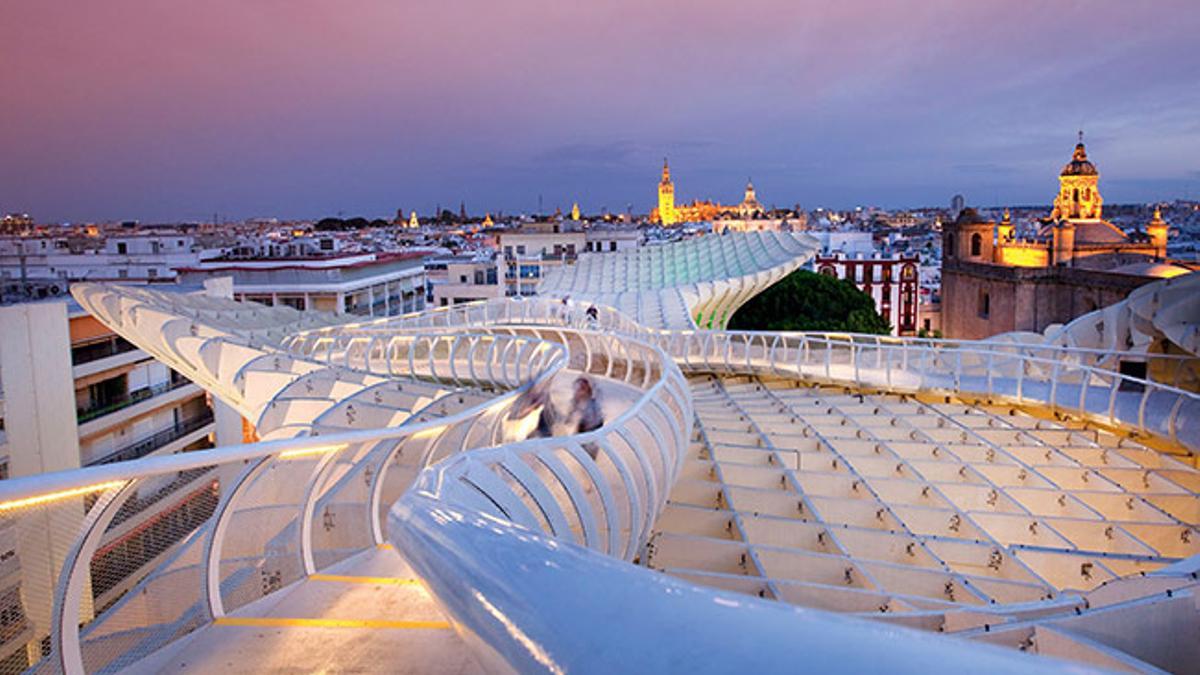 Sevilla desde el parasol de la Plaza de la Encarnación