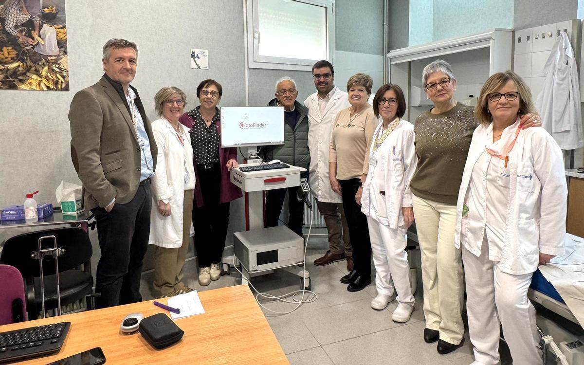 El nou dispositiu a l'hospital.