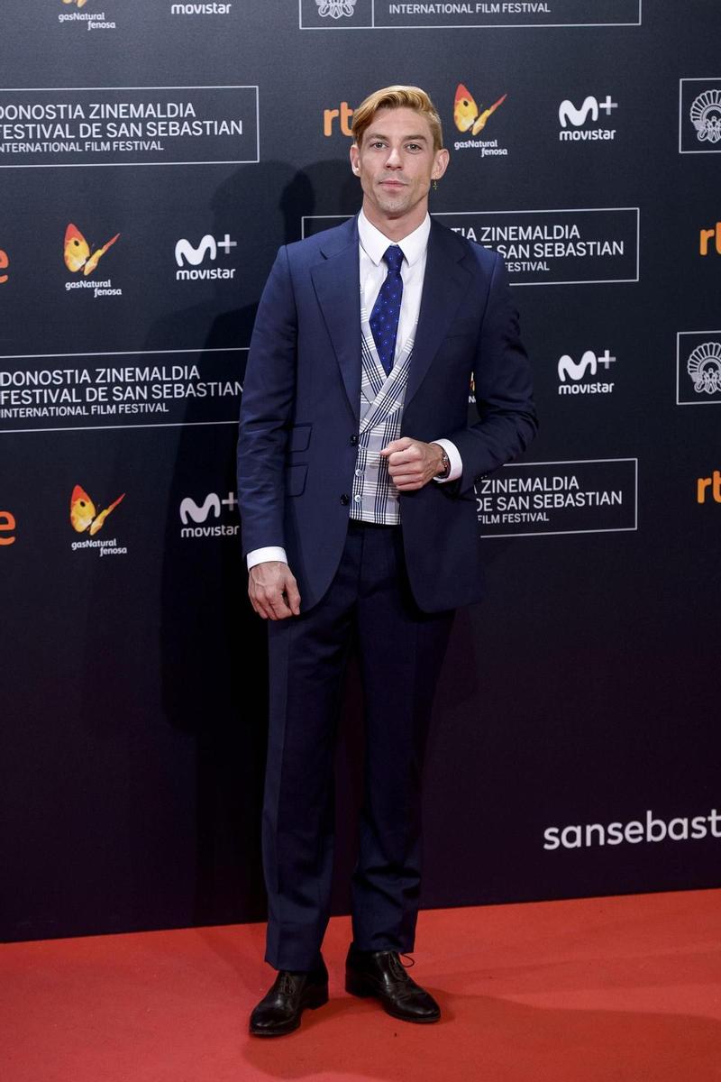 Adrian Lastra en la ceremonia de clausura de la 64 edición del Festival de cine de San Sebastián