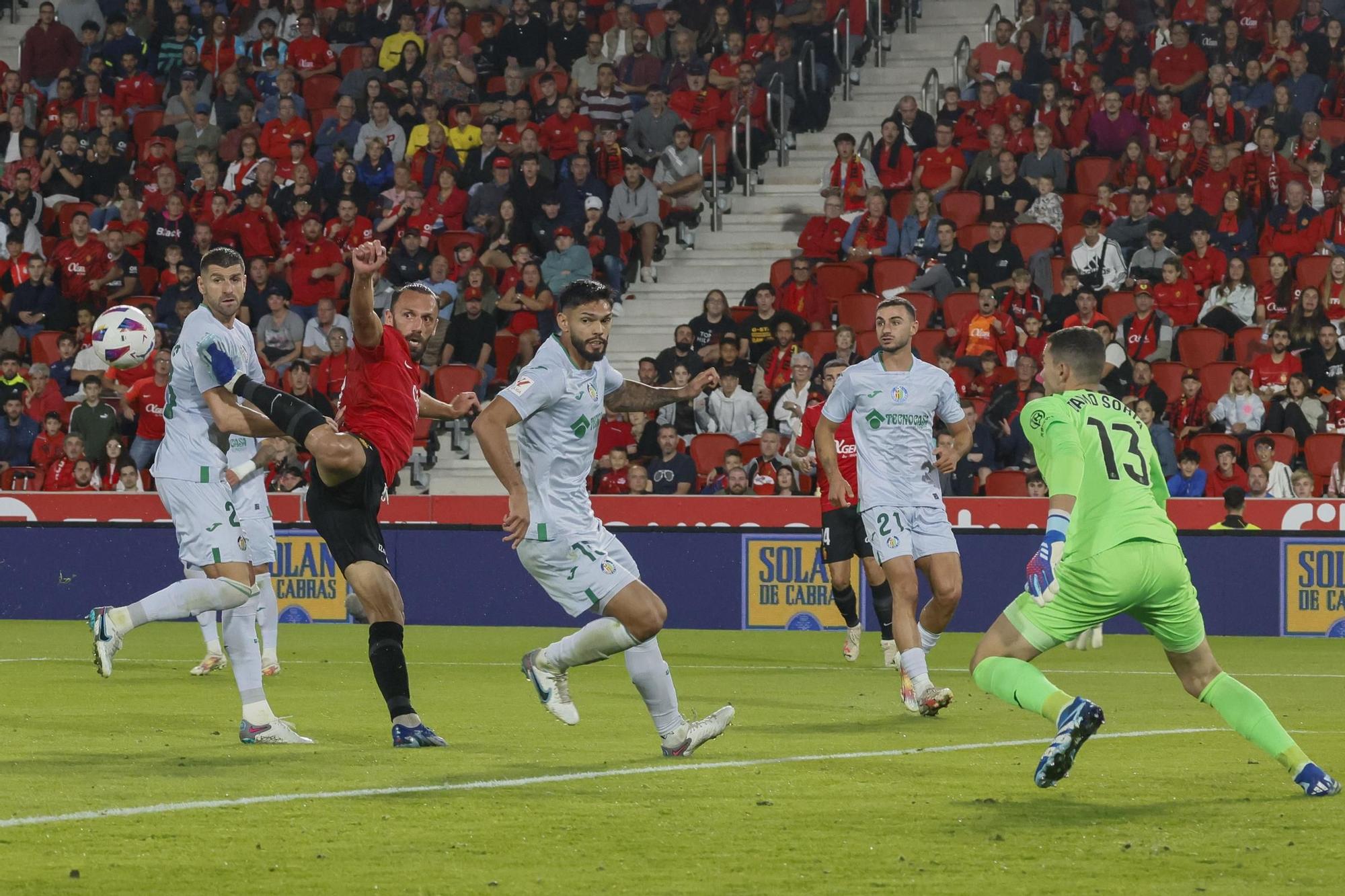 Las imágenes del RCD Mallorca-Getafe disputado en Son Moix (0-0)