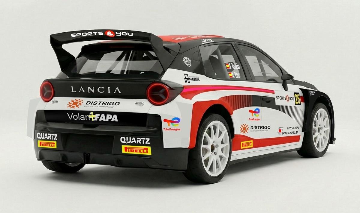 Lancia Ypsilon Rally2 HF Integrale que va a conducir Diego Ruiloba.