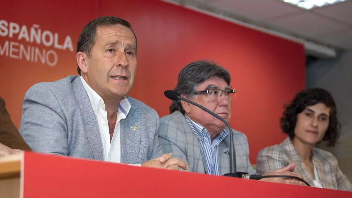 Rafael del Amo, presidente del Comit谷 Nacional de F迆tbol Femenino, presenta su dimisi車n
