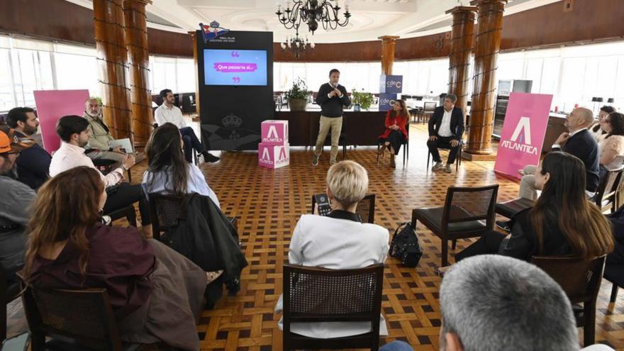 Presentación de Atlántica Impulsa, ayer en Vigo. | Pablo H. G.