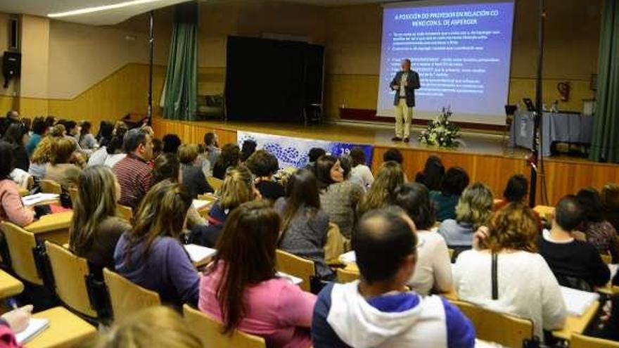 Un momento de la ponencia de Luís Pérez.  // Gonzalo Núñez