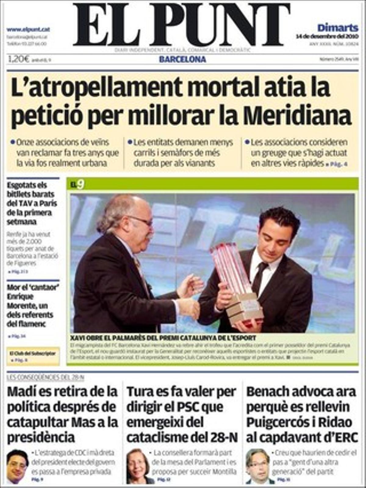 ’El Punt’ destaca a dins que a set dies de la inauguració de l’AVE Barcelona-Figueres-París ja no queden bitllets barats per a la primera setmana.