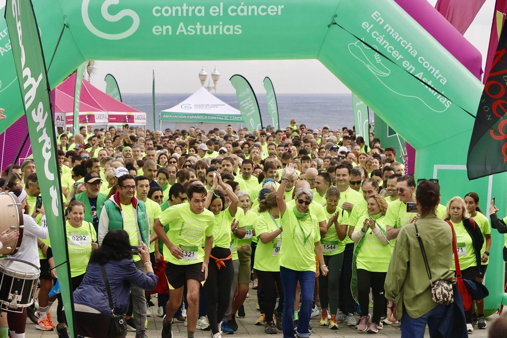 Así fue la carrera contra el cáncer de Gijón: en imágenes