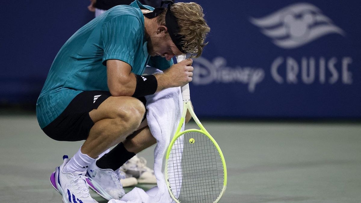 Davidovich, durante la final del Abierto de Washington ante Alex De Minaur