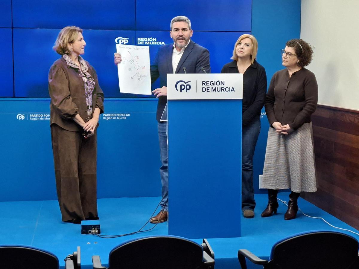 El senador del PP por Murcia, Antonio Luengo, reclama quintuplicar la capacidad del embalse de Camarillas.