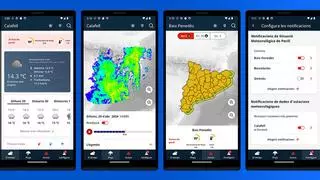 El Meteocat llança una nova aplicació de mòbil que facilita l'accés a la previsió meteorològica en temps real