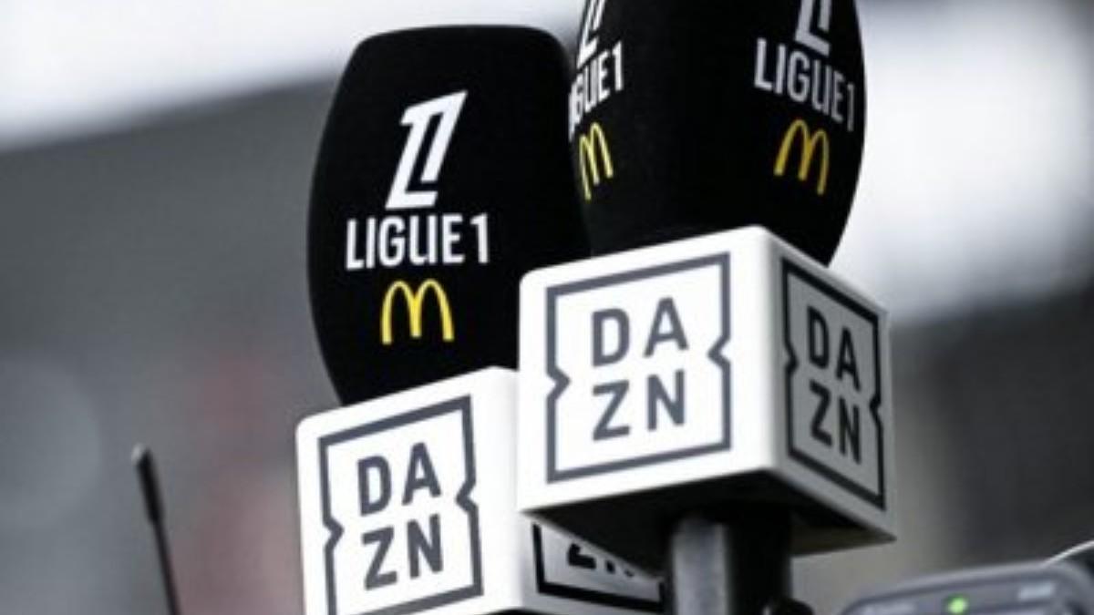 Los micrófonos de DAZN en la Ligue 1