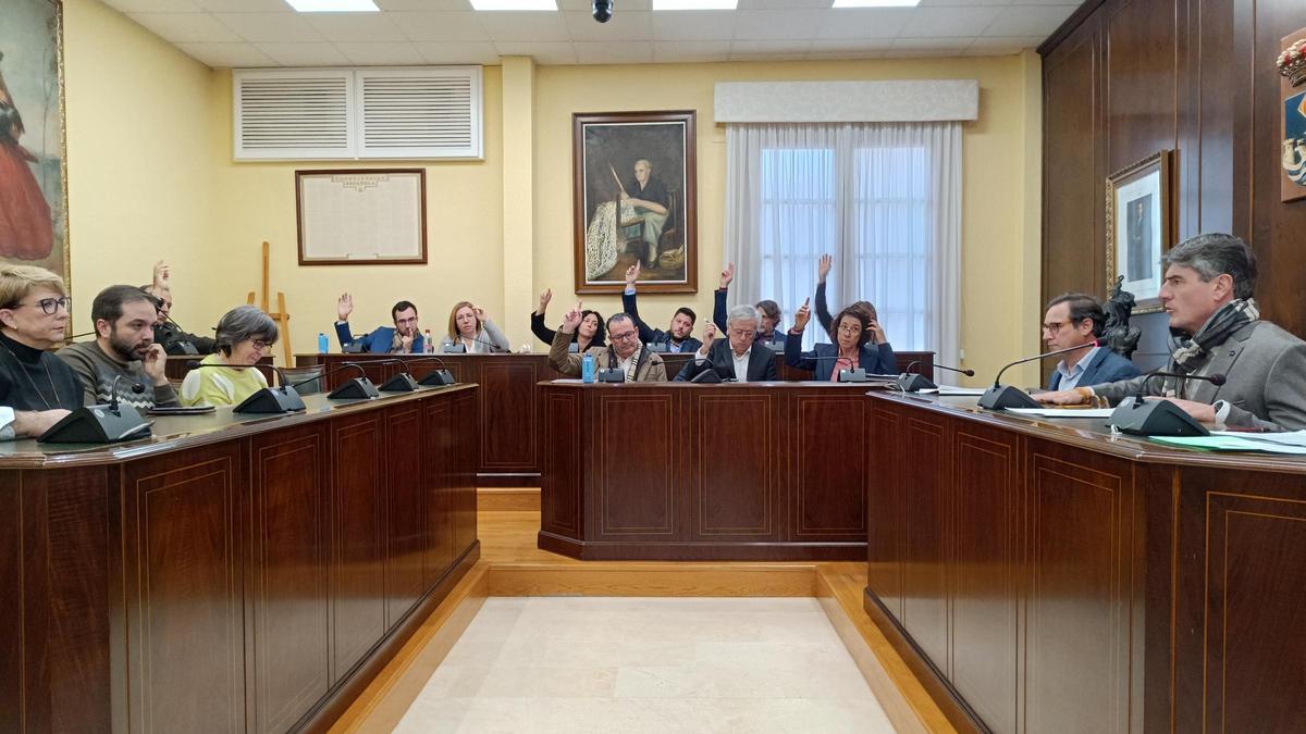 El pleno de La Vila de este miércoles.