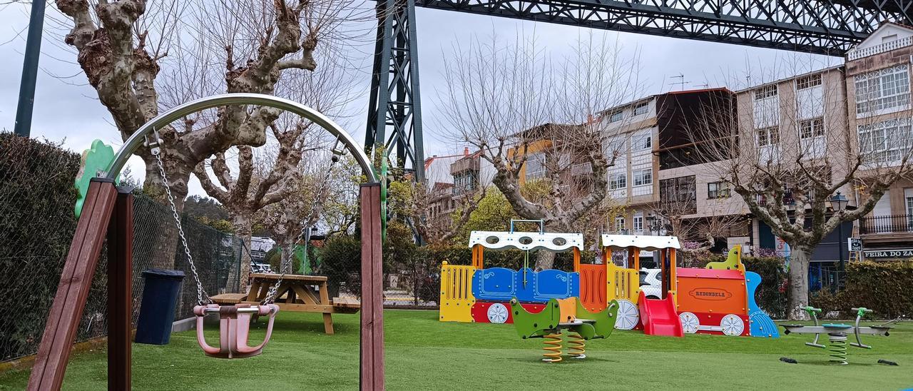 Un parque infantil.