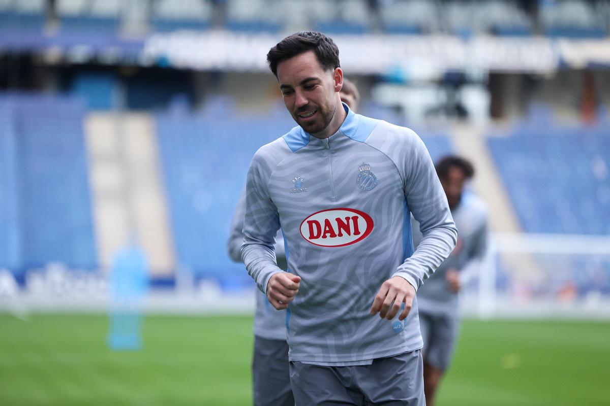 Edu Expósito, jugador del Espanyol