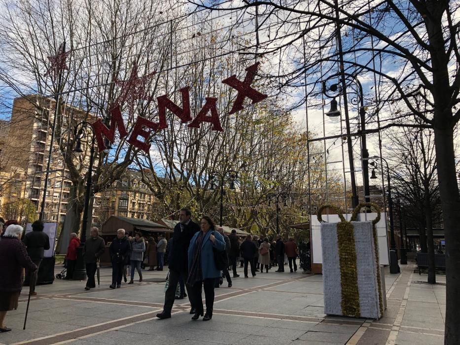 Gijón prepara sus luces de Navidad