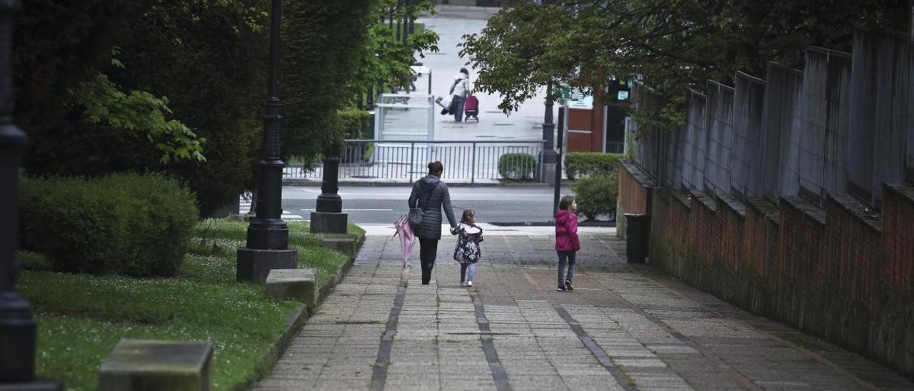 Las calles de Oviedo, durante el confinamiento