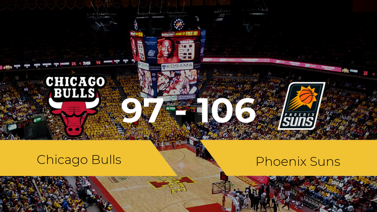 Phoenix Suns se queda con la victoria frente a Chicago Bulls por 97-106