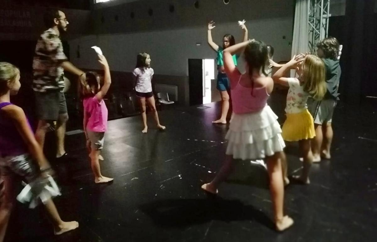 Talleres de teatro grecolatino Ceres, en una edición pasada.