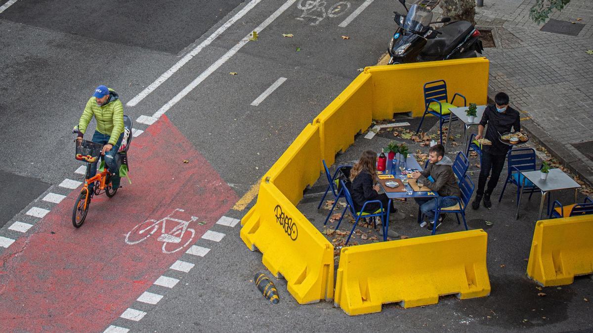 Barcelona traurà els blocs de formigó grocs el pròxim hivern