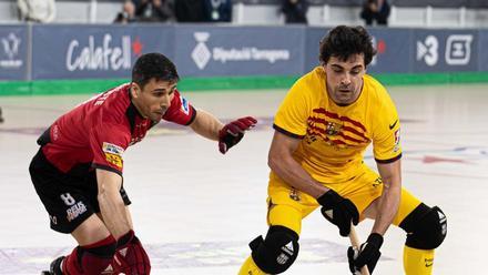 Ignacio Alabart en el partido contra el Reus