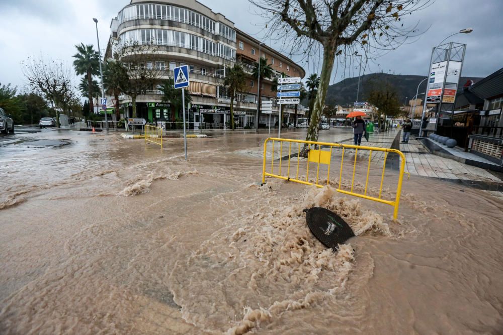 Fuentes del Algar y Callosa tras las lluvias