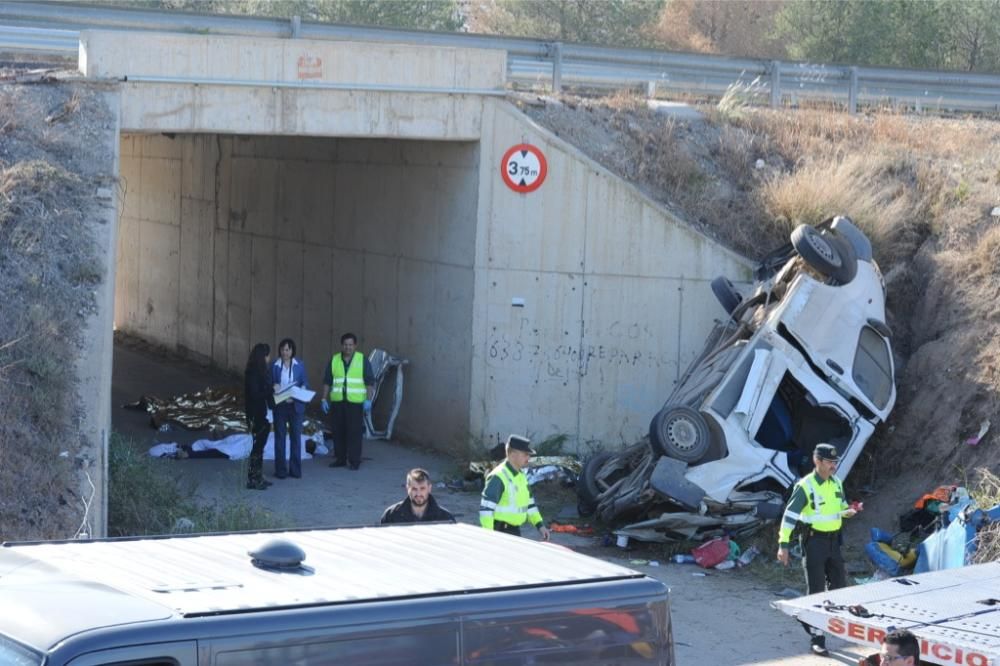 Grave accidente en la autovía Lorca-Águilas