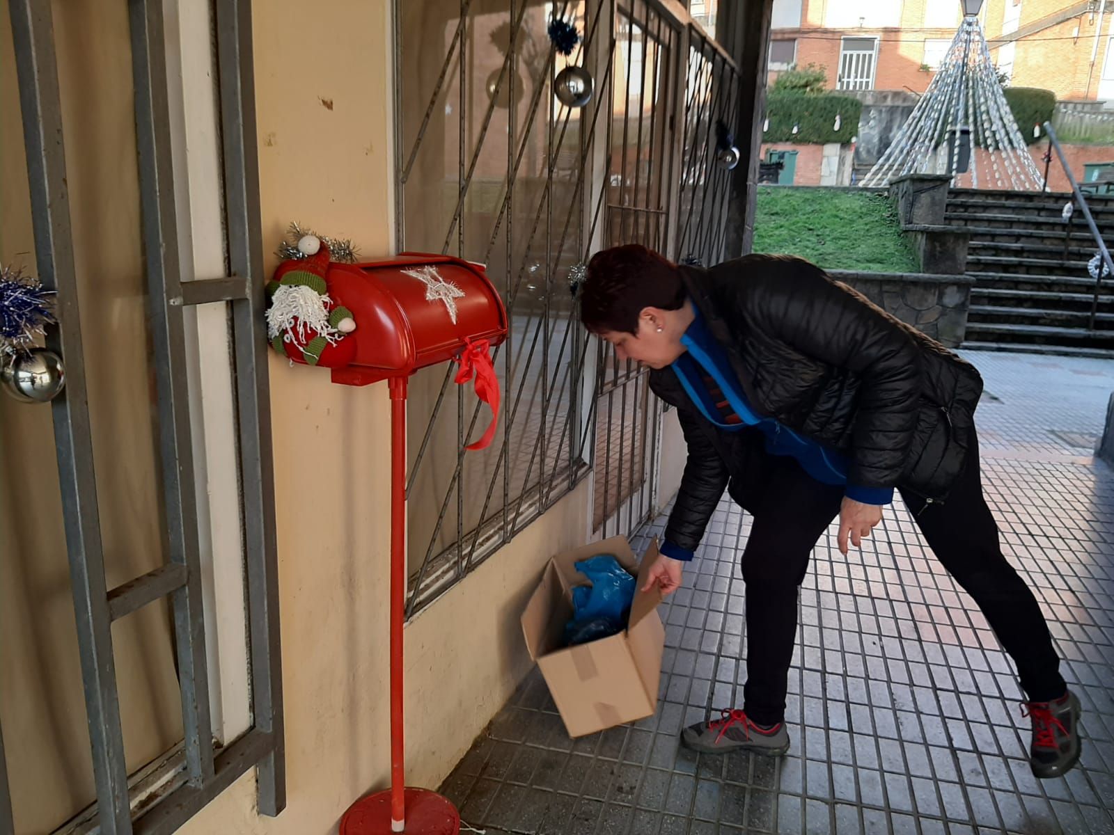 Pumarabule se engalana para Navidad: así han decorado los vecinos el poblado minero de Carbayín