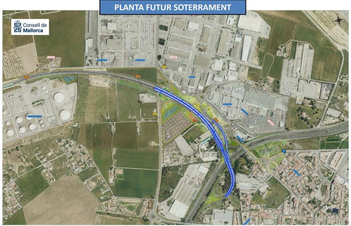 Der Plan für den neuen Tunnel.