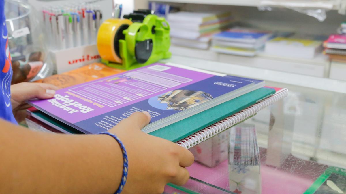 Material escolar.