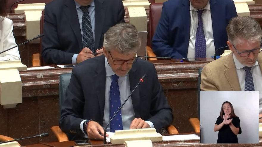 En directo | El consejero Luis Alberto Marín presenta los presupuestos de Economía y Hacienda