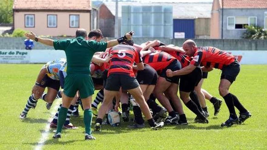 Imagen del partido disputado ayer en el Cortizo. // Bernabé/Gutier
