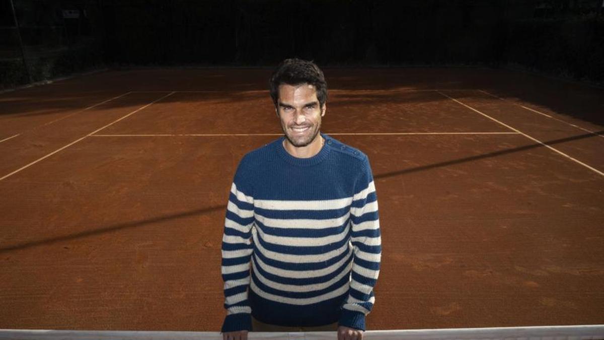 Pablo Andújar, en e Club tenis Valencia