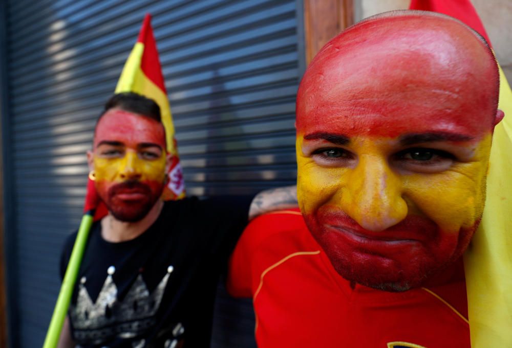 Manifestación en Barcelona por la unidad de España